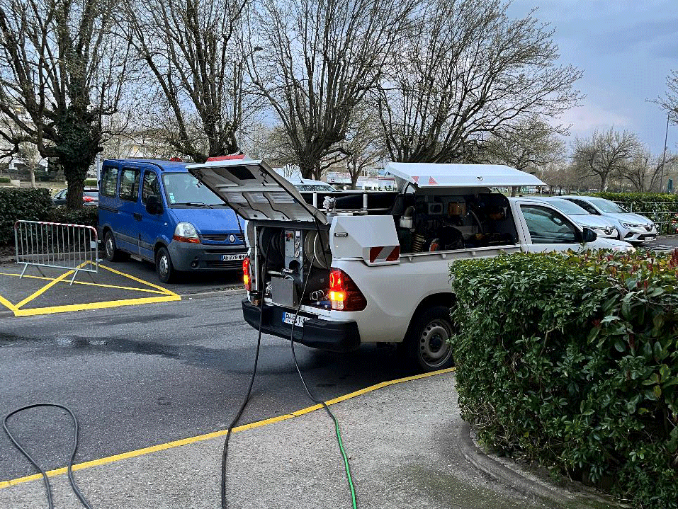 Débouchage complexe d’un WC au 3ème étage à Pontoise